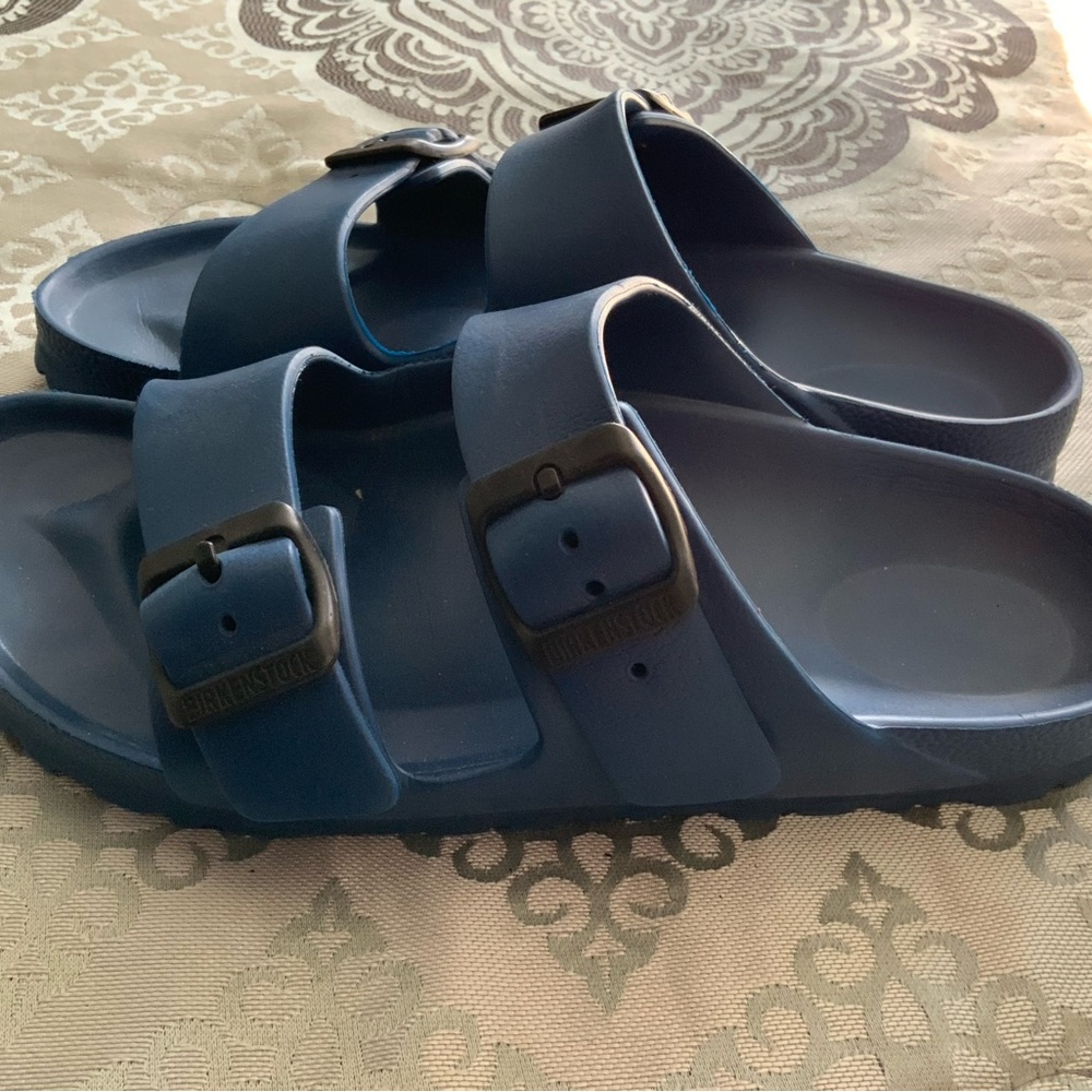 Birkenstock Arizona Eva Royal Blue Rubber Sandals Sz 36/US 5